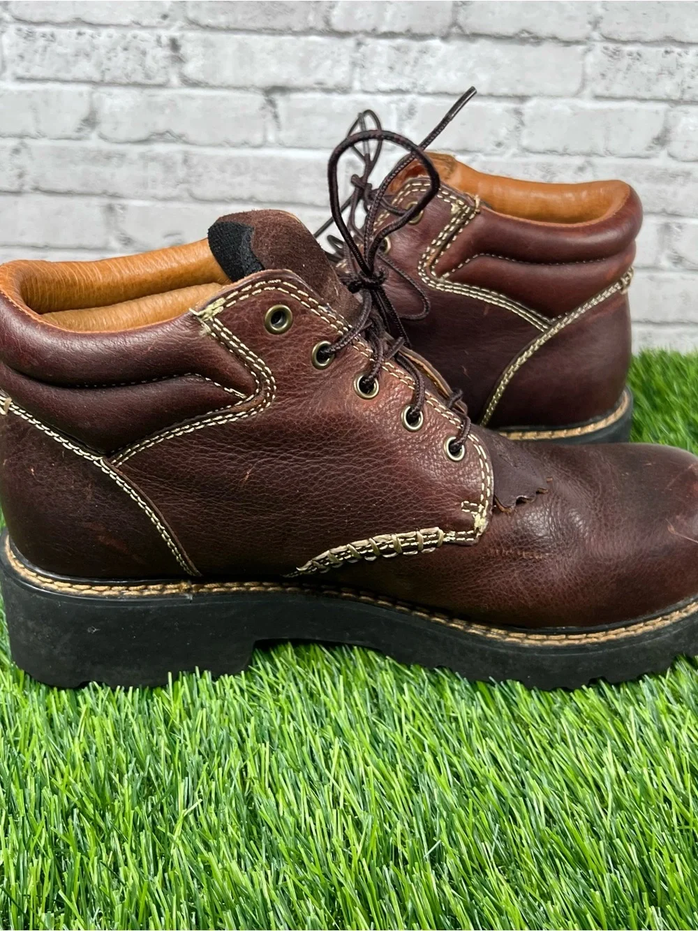 Ariat Canyon Women’s Lace-Up Brown Work Boots 10001254 Size 8.5 B FREE SHIPPING - Picture 5 of 9